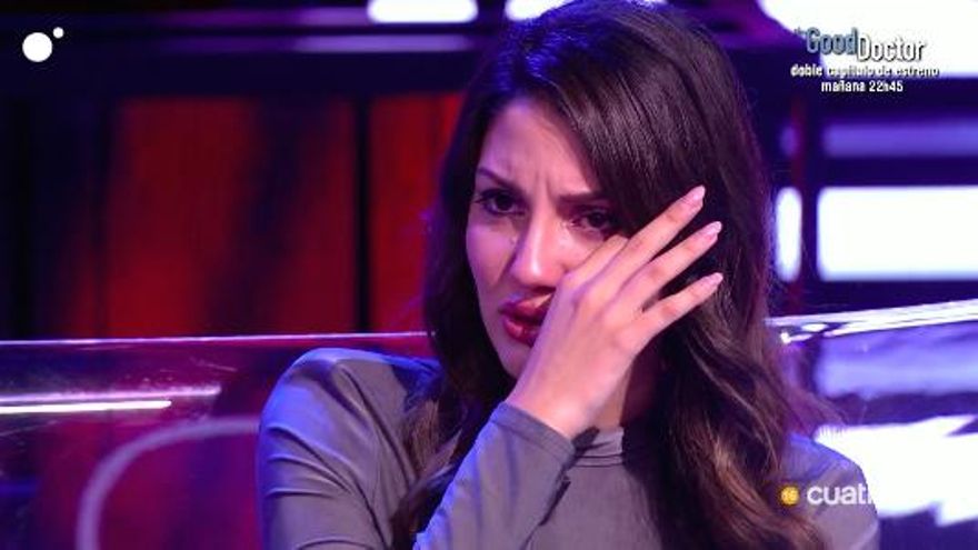 Tania se derrumba, en el 'Debate de las Tentaciones'