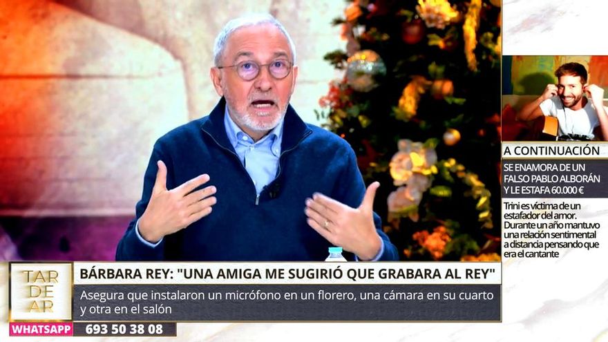 Sardà causa revuelo en 'TardeAR' por decir que Bárbara Rey fue "un poco putilla" al aceptar dinero del emérito