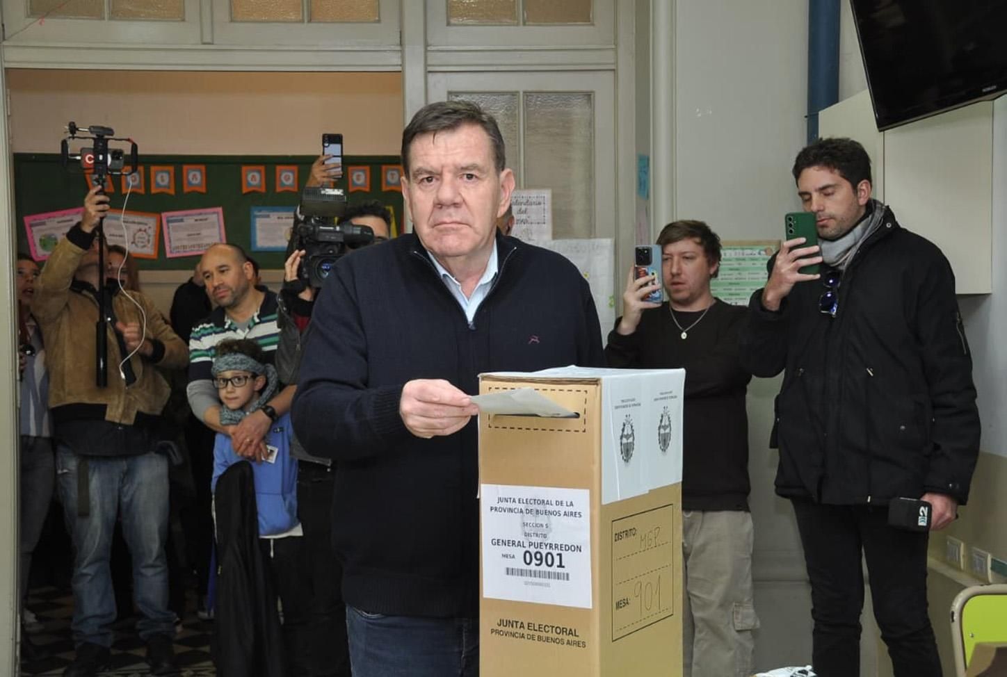 El intendente de General Pueyrredón, Guillermo Montenegro y primer candidato de La Libertad Avanza a senador provincial por la quinta sección de Mar del Plata