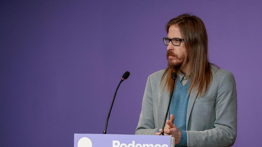 El secretario de Organización y portavoz de Podemos, Pablo Fernández en una imagen de archivo.