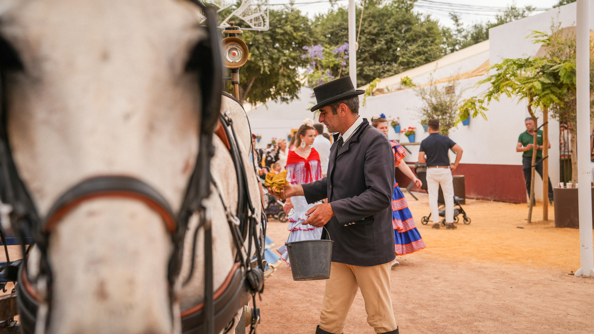 Ambiente del domingo de feria