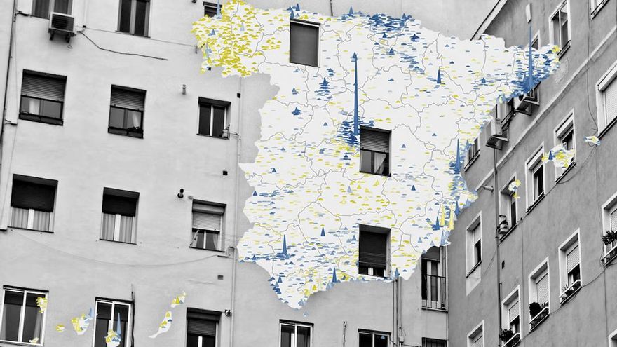 ¿Dónde hay más viviendas vacías? El mapa de casi cuatro millones de casas sin habitar municipio a municipio