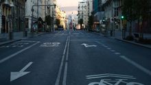 No han llenado la Gran Vía de ataúdes, es un fotomontaje