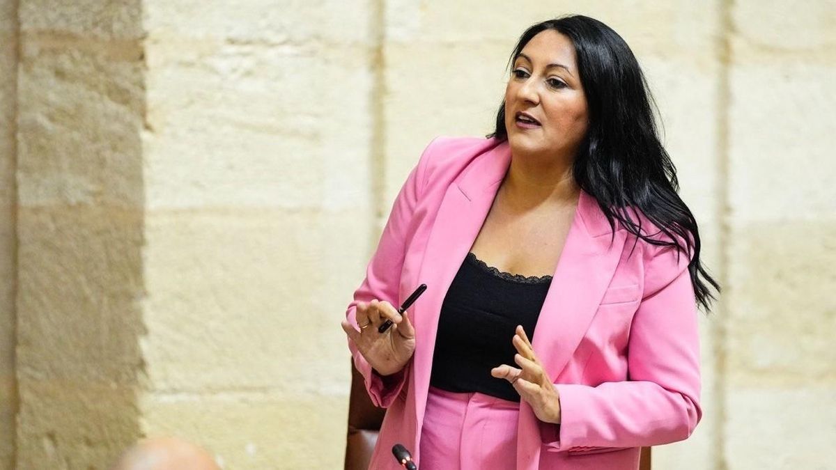 Alejandra Durán, número dos por Sevilla, en el Parlamento andaluz.