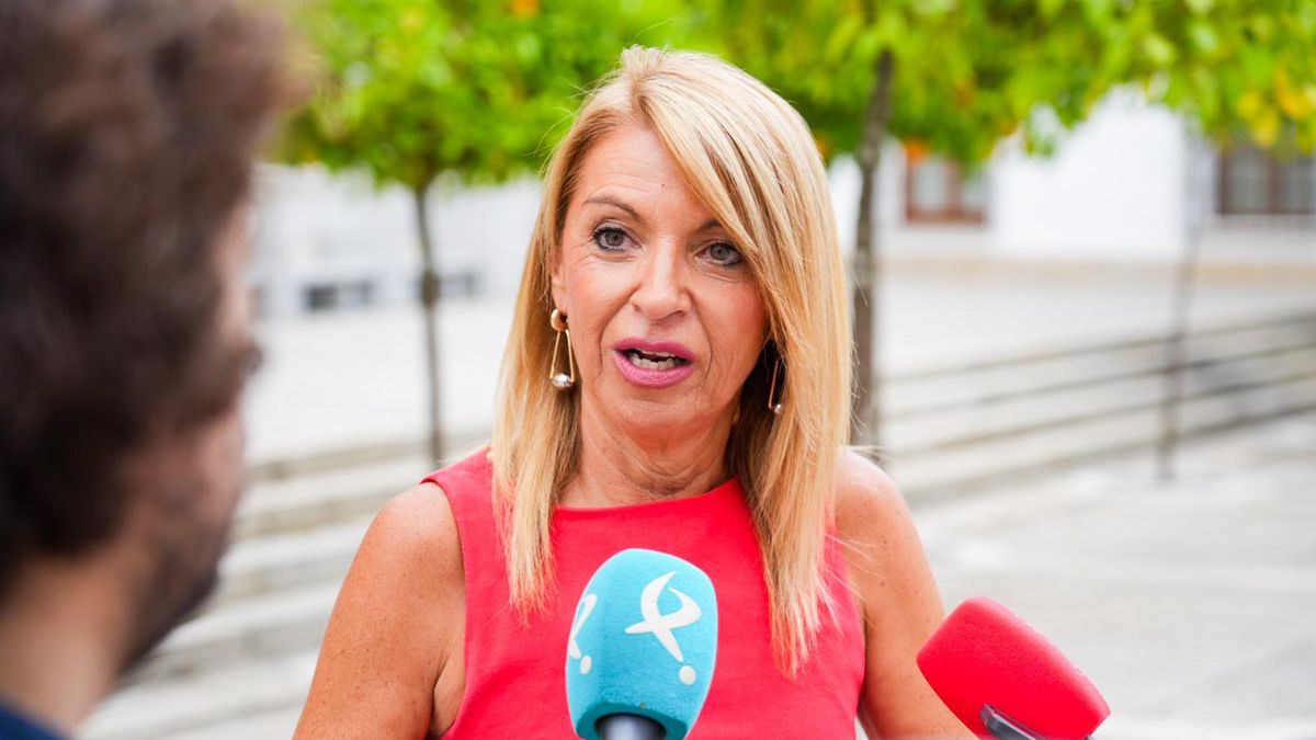 La portavoz del grupo parlamentario socialista en Extremadura, Piedad Álvarez