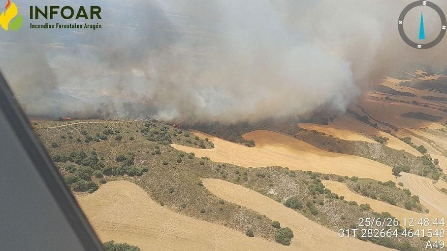 El incendio de Tamarite, en Huesca, afecta a más de 4.000 hectáreas y obliga a la evacuación de cientos de personas