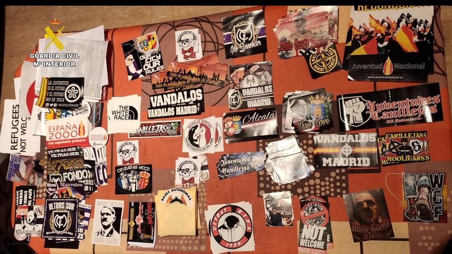 Desmantelado en Málaga el cuartel general de una organización neonazi con ramificaciones en Almería, Jaén y Sevilla