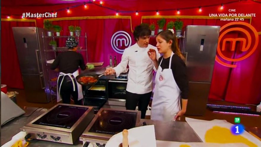 MasterChef - Jordi tira el plato de Miri