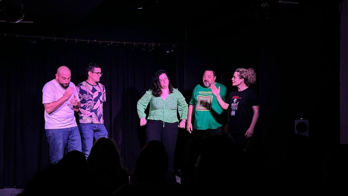 Otro de los momentos de una 'jam' de improvisación.