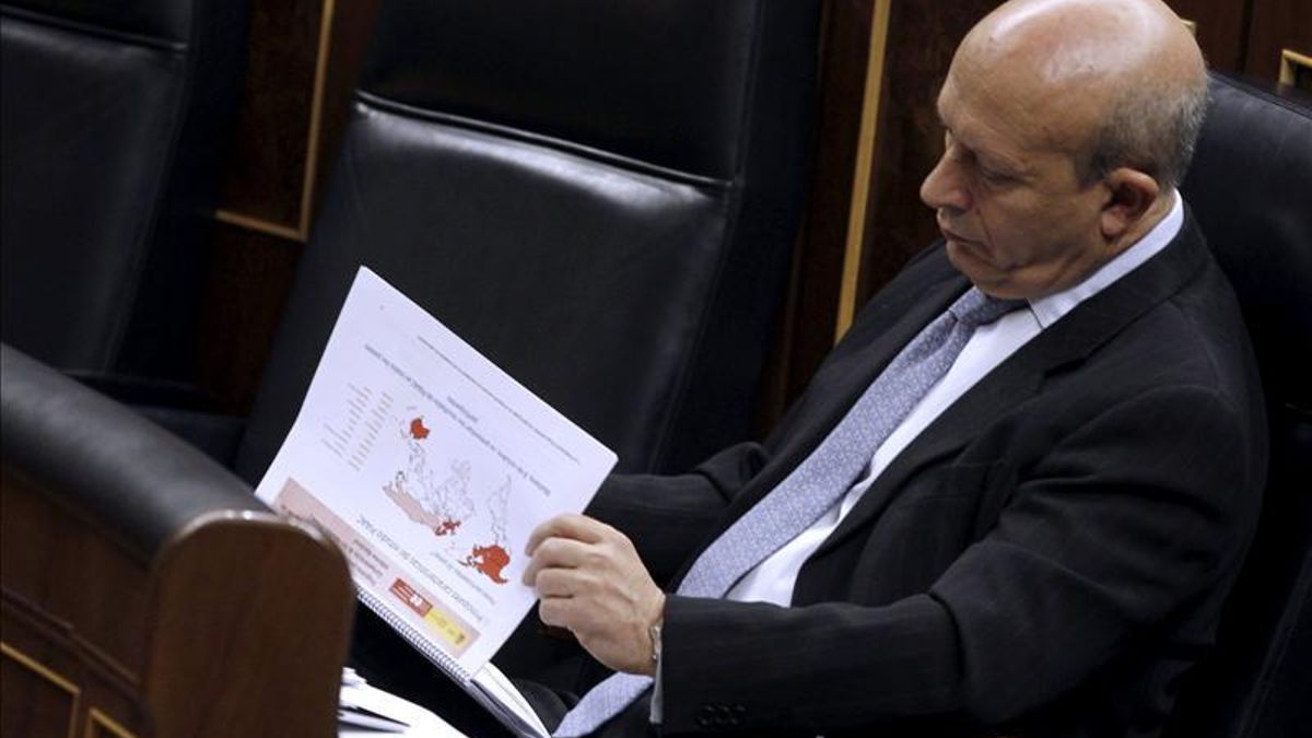 El ministro de Educación, José Ignacio Wert. / Efe
