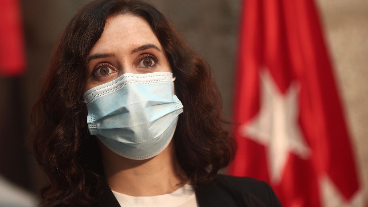 La presidenta de la Comunidad de Madrid, Isabel Díaz Ayuso