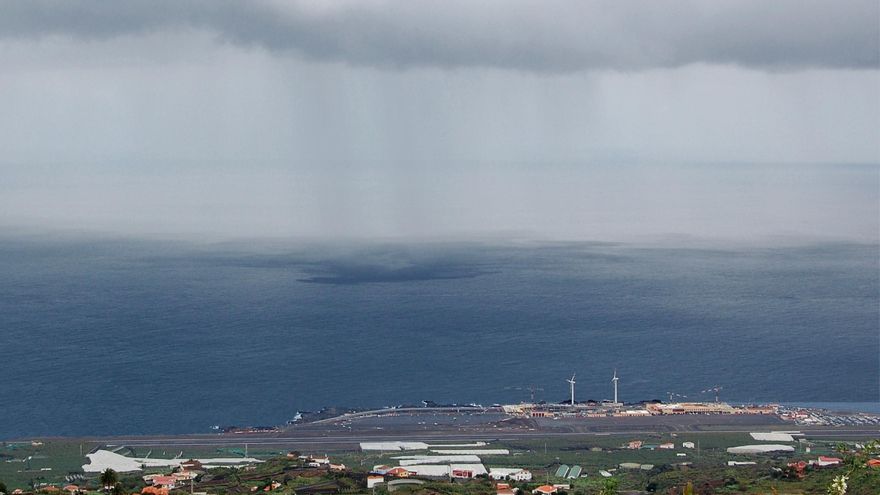 Lluvias en el este norte de La Palma.