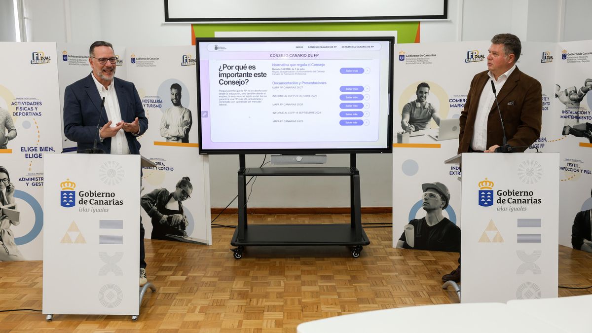 Canarias pone en marcha una nueva web para la Formación Profesional