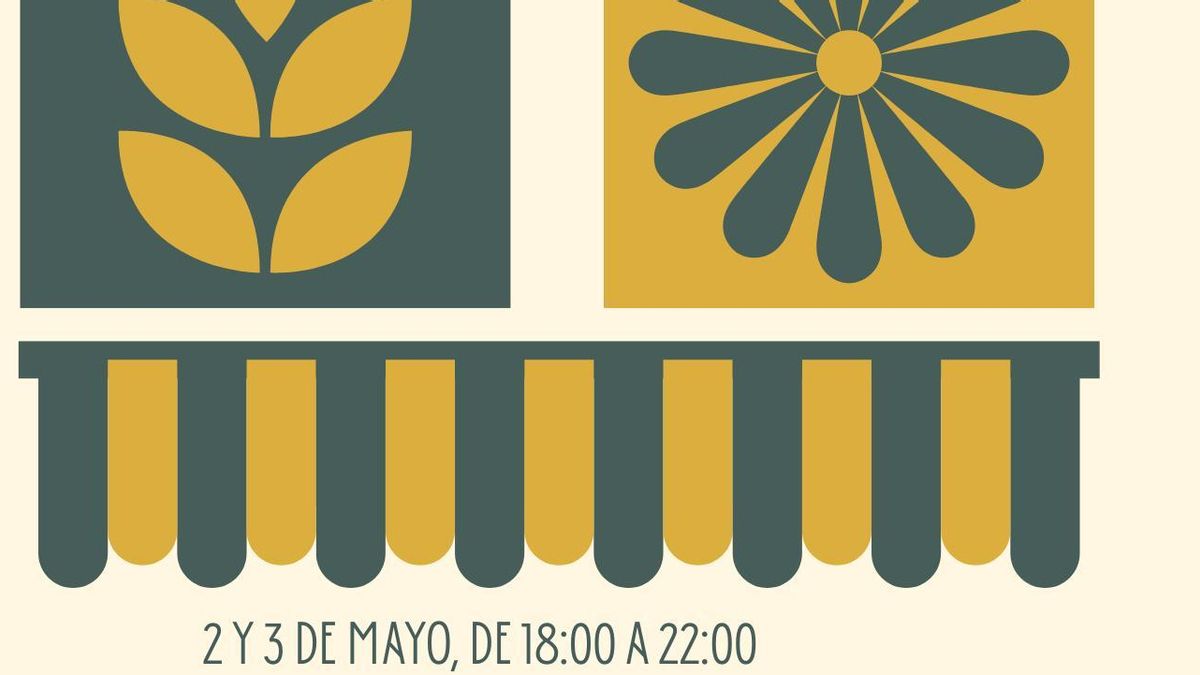 Cartel Popupmarket, en Adeje.