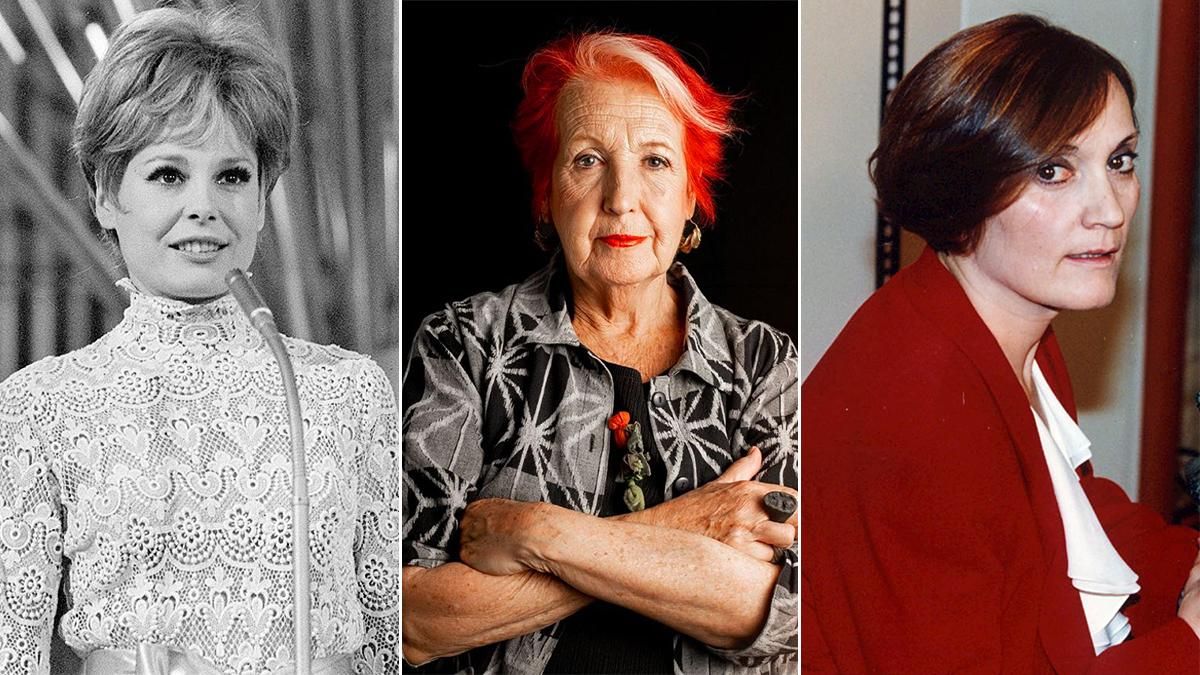 Laura Valenzuela, Rosa María Calaf y Pilar Miró