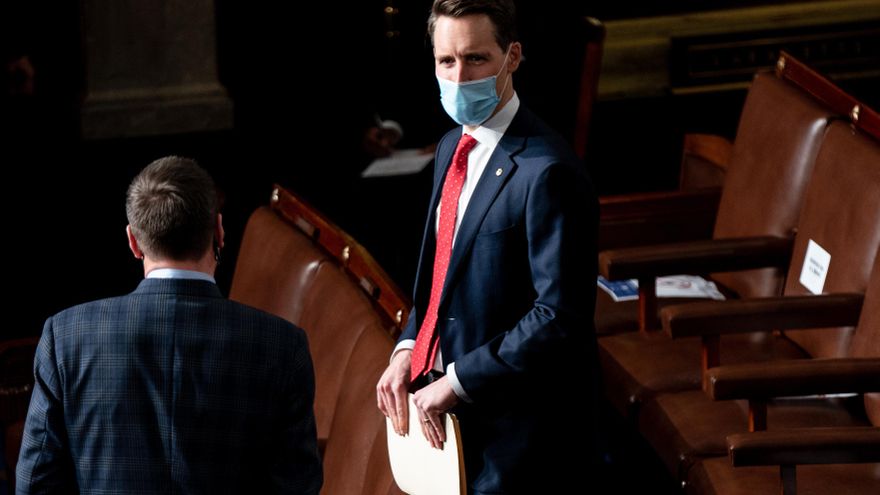 El senador de EEUU Josh Hawley