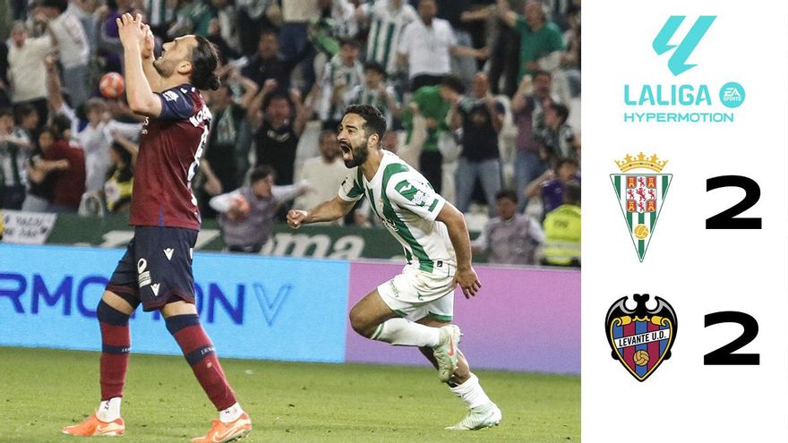 Un Córdoba CF aguerrido consigue un punto ante el Levante UD
