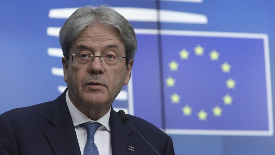 El comisario europeo de Economía, Paolo Gentiloni. EFE/EPA/OLIVIER HOSLET / Archivo