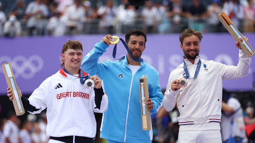 Primera medalla de oro para Argentina en París 2024: José el “Maligno” Torres se consagró en el BMX freestyle