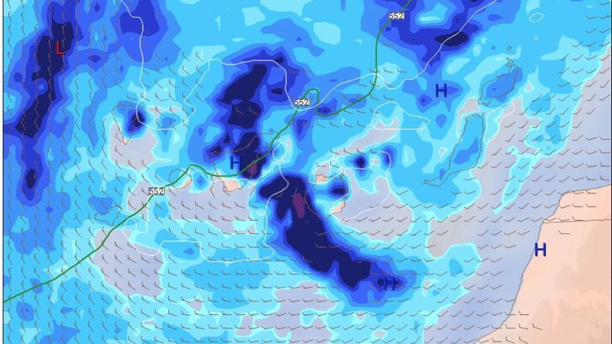Cambio de tiempo en Canarias: lluvia, viento y oleaje en todas las islas esta semana