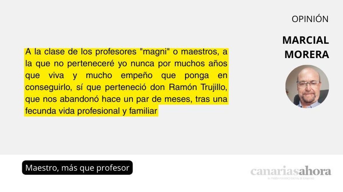 Maestro, más que profesor