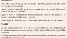 Un extracto de la 'Declaración de sentimientos y compromiso por una paternidad positiva'