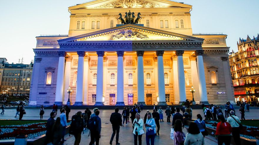 Sede del Teatro Bolshói de Moscú.