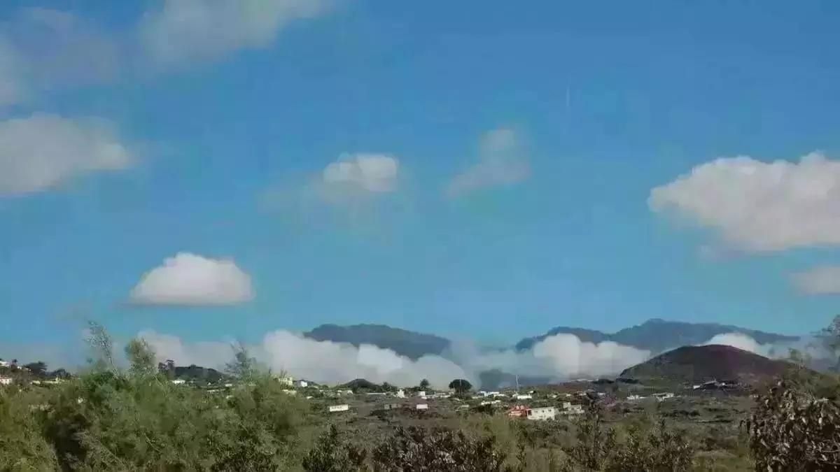 Poco nuboso este viernes en La Palma