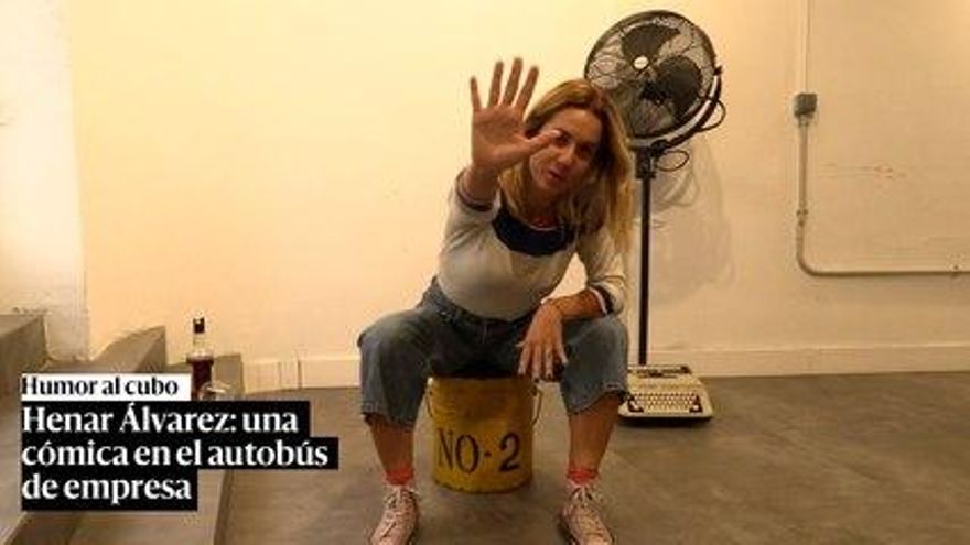 Henar Álvarez: una cómica en el autobús de empresa