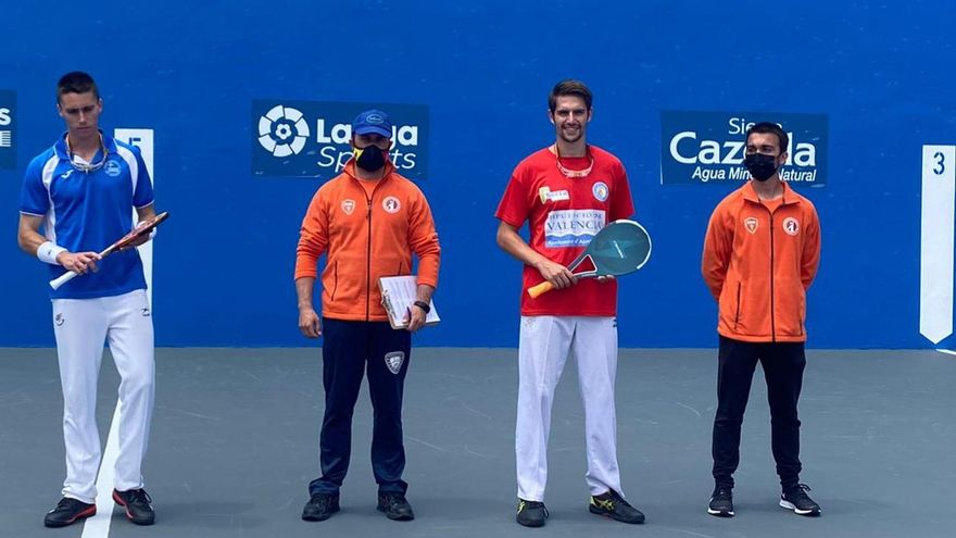 Gustavo Vidal, campeón de España de Paleta Goma Individual