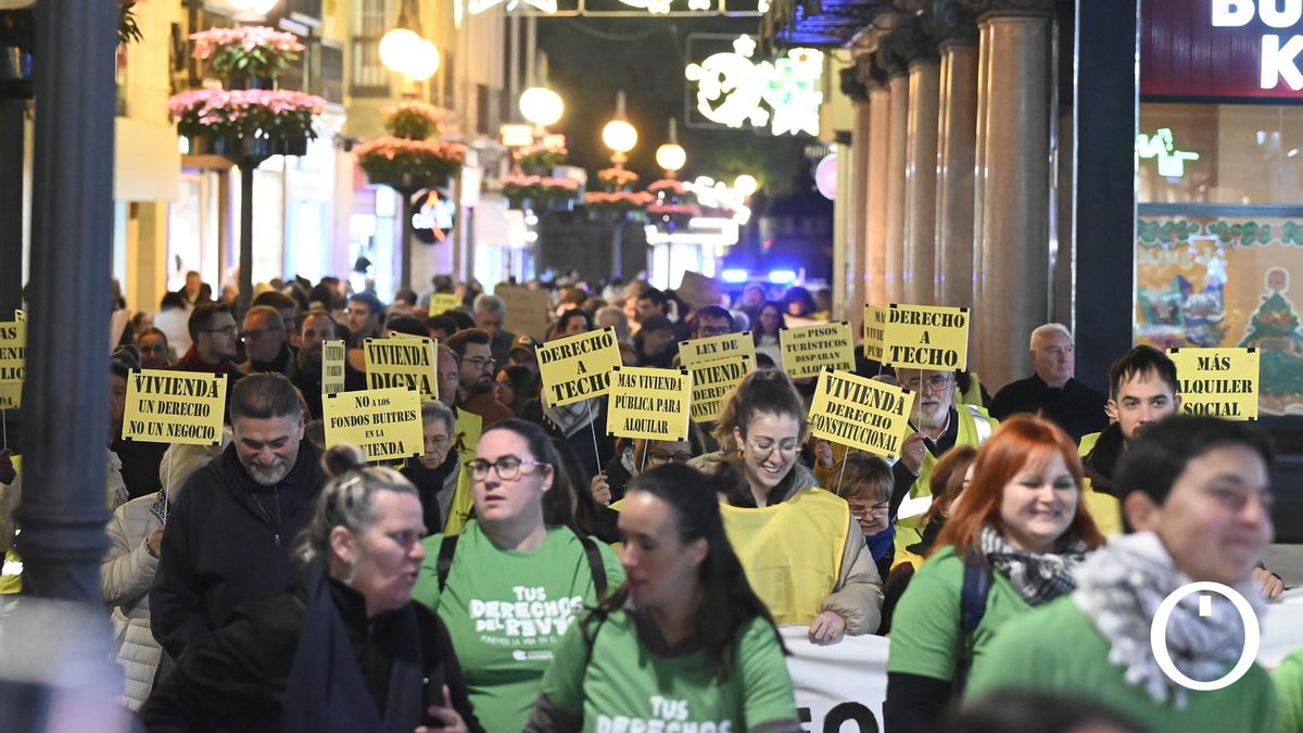 Manifestación de Stop Desahucios
