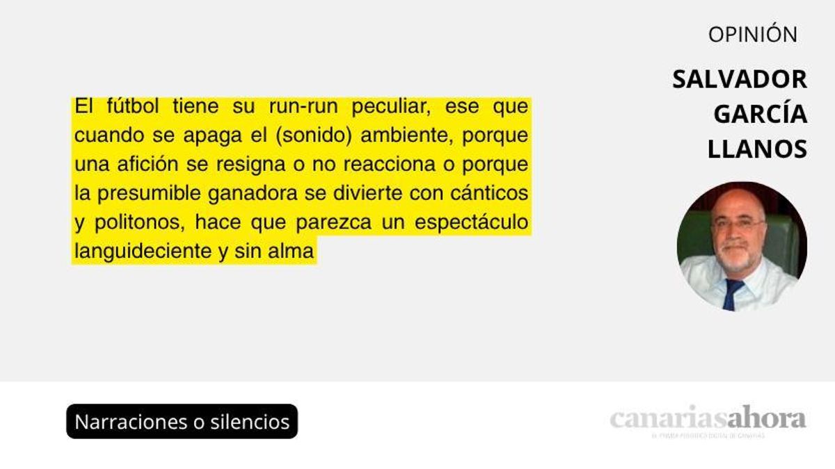 Narraciones o silencios