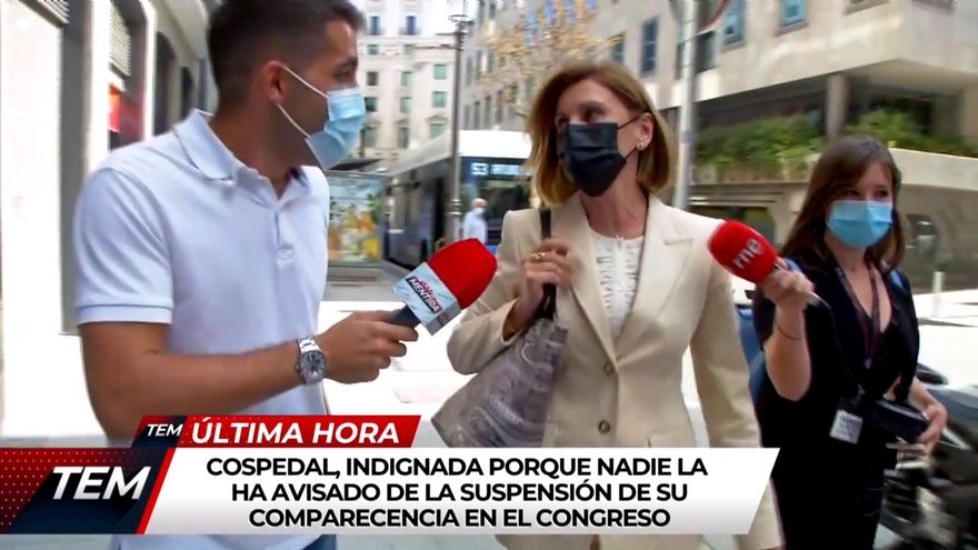 Cospedal se tensa con un reportero de 'Todo es mentira' tras su imputación: "¿Crees que soy tonta con esas preguntas?"