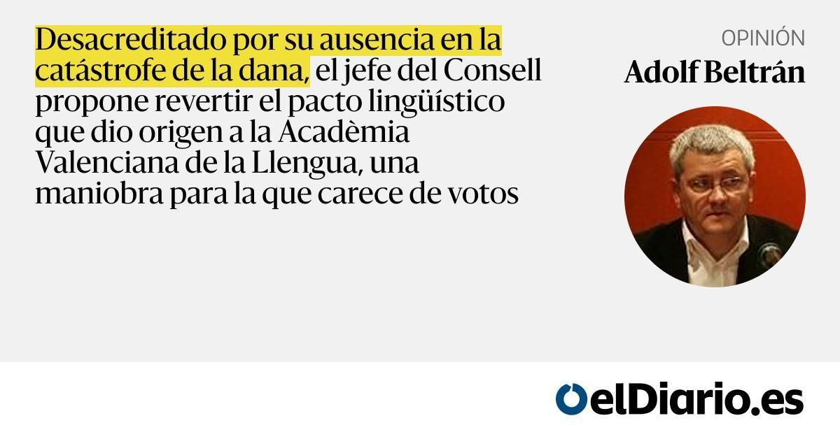 Mazón: presidente disolvente