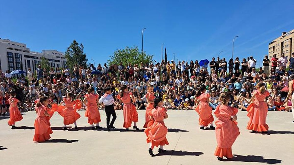 Una actuación de danza durante las fiestas de 2023