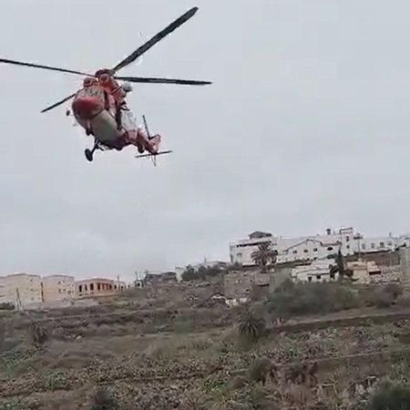 Rescate de una mujer en un barranco de Gran Canaria.