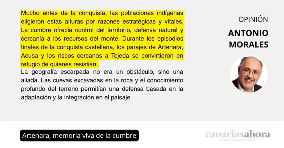 Artenara, memoria viva de la cumbre