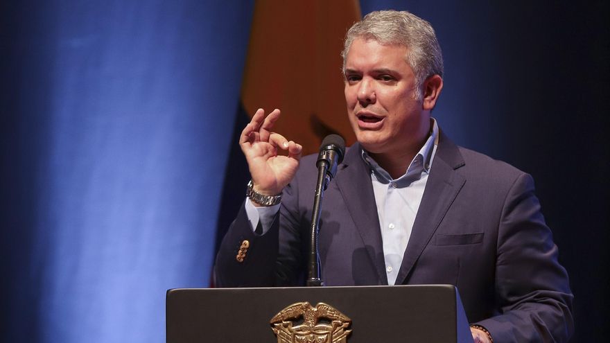En la imagen, el presidente de Colombia, Iván Duque. EFE/Juan Augusto Cardona/Archivo