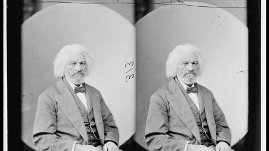 c1877. Frederick Douglass. Estereoscópica. Brady-Handy photograph collection, Library of Congress, Prints and Photographs Division.