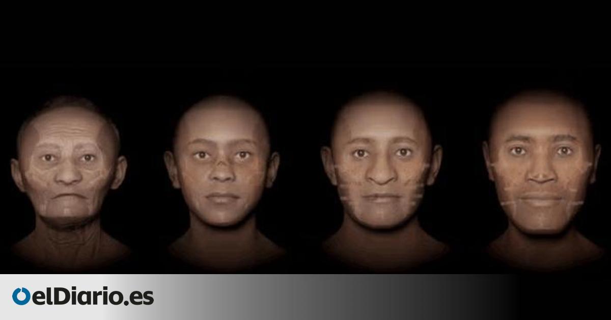 Momias colombianas enterradas con máscaras de la muerte vuelven a mostrar sus rostros gracias a una reconstrucción digital tras 500 años