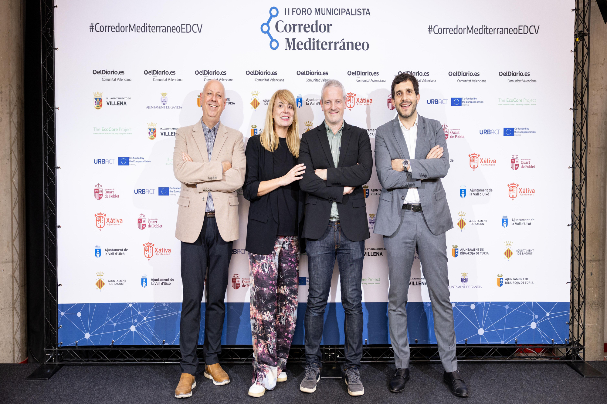 Miguel Giménez, Loles Cebrián, Toni Cuquerella y Sergi Pitarch.