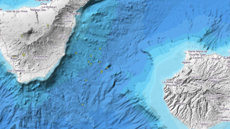 Más de una decena de terremotos entre Tenerife y Gran Canaria en los últimos días