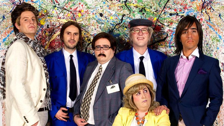 Raúl Cimas, Julián López, Carlos Areces, Joaquín Reyes y Ernesto Sevilla en "Museo Coconut"