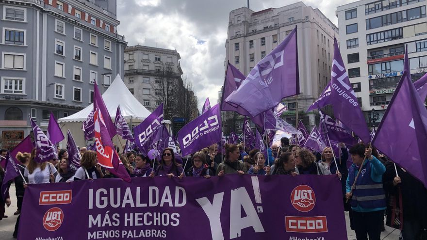 CCOO y UGT se concentrarán el 8M en Santander para exigir igualdad en el ámbito laboral