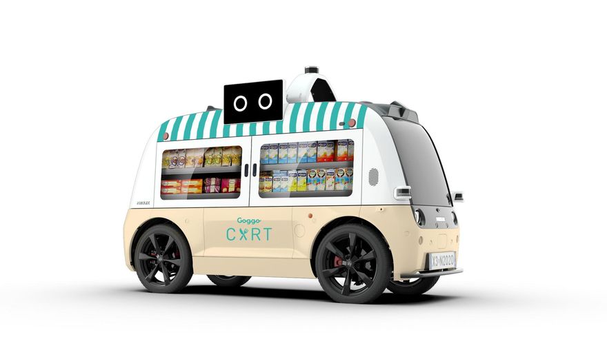 El 'food truck' autónomo de Goggo Network.
