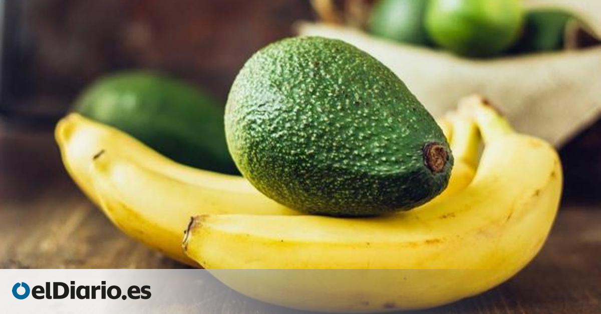 Aguacate y plátano las virtudes de dos frutas que son casi superalimentos