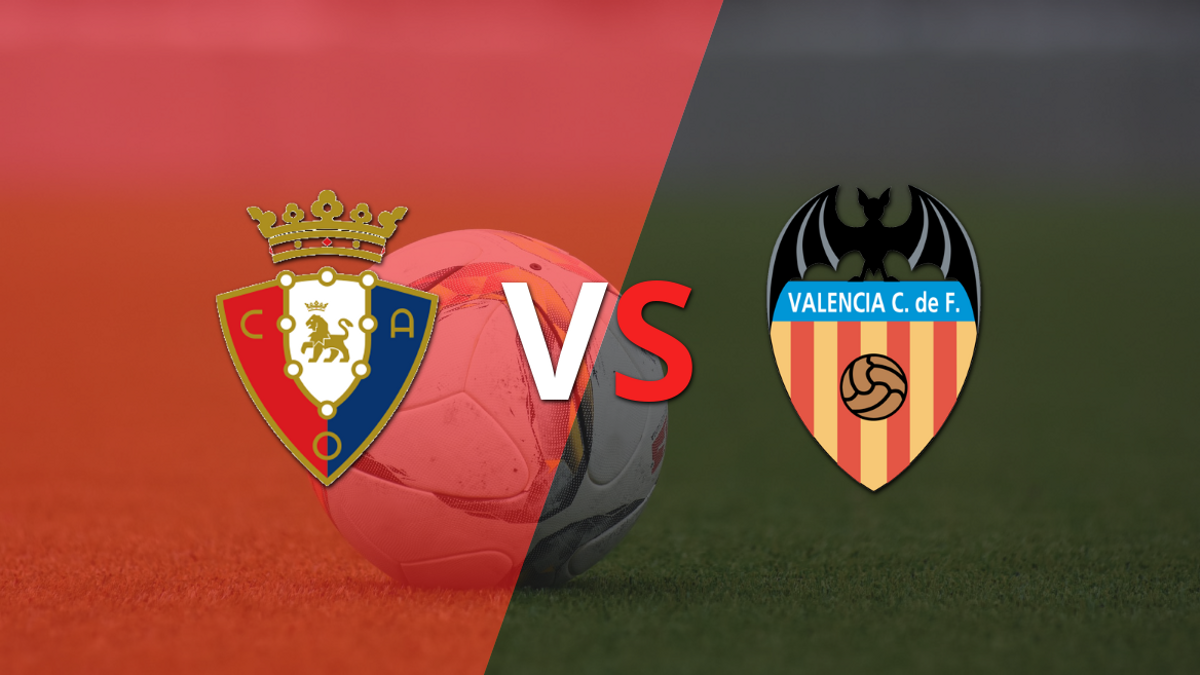 Osasuna venció a Valencia 1 a 0 en el estadio el Sadar