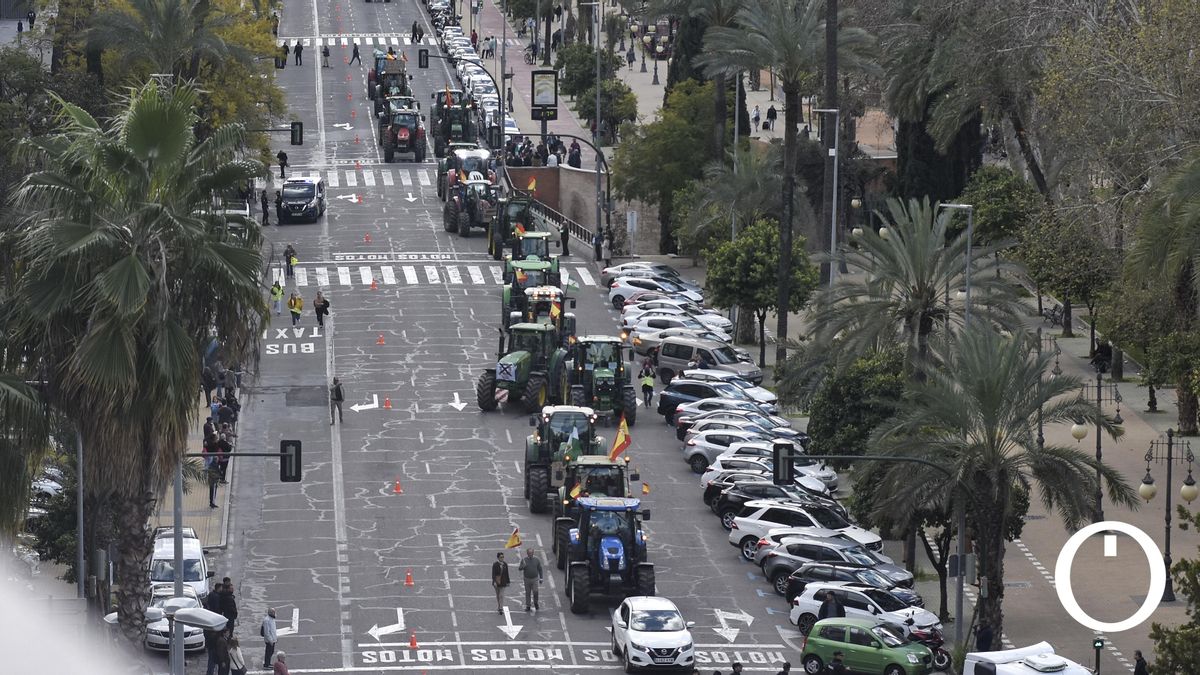 Tractorada de los agricultores por Córdoba