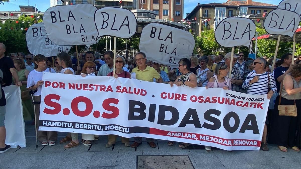 La batalla de Osasun Bidasoa por la Sanidad pública de la comarca: "Estamos recibiendo menos de lo que merecemos"