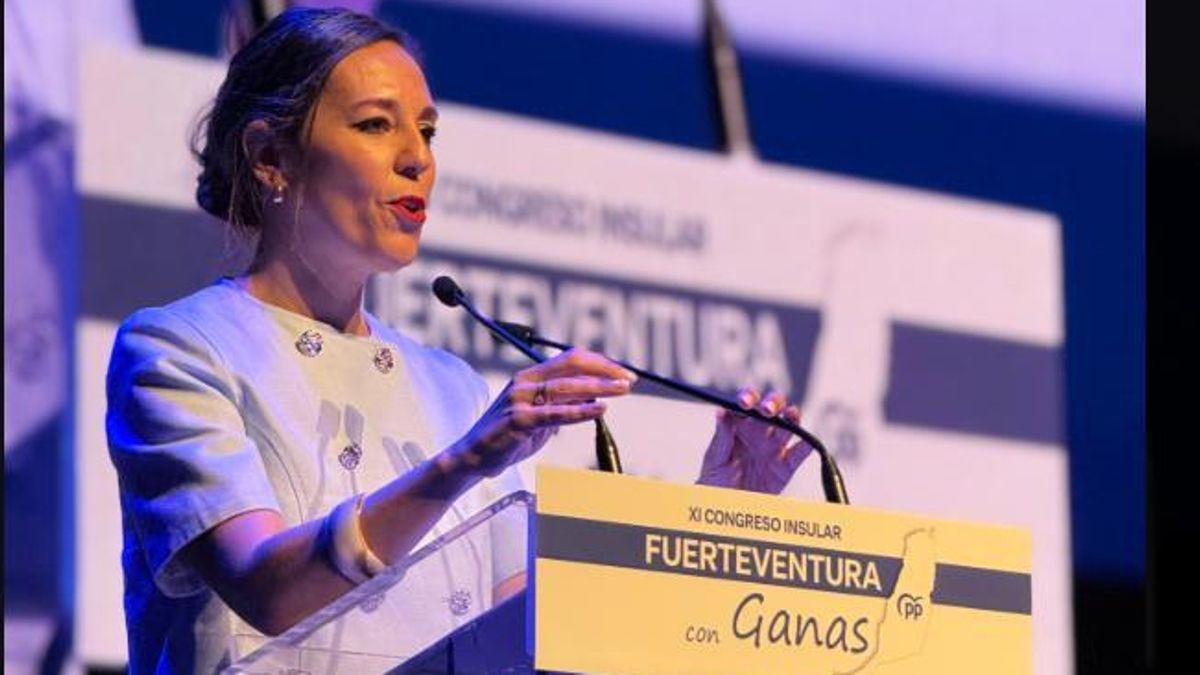 Jessica de León, nueva presidenta del PP en Fuerteventura con el 98,2% de los votos.